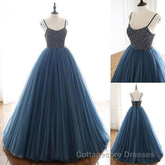 Beading Ball Gown Long Prom Dress,Popular Evening Dress,Fashion Winter Formal Dress