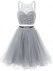 2 Piece Homecoming Dresses, Sparkle Sweet 16 Dresses, Homecoming Dresses