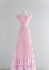 Chic A Line Sweetheart Pink Satin Long Evening Dress Prom Dresses