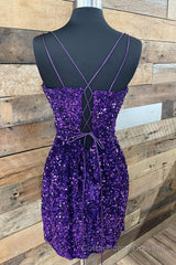 Bodycon Sequins Short Homecoming Dress