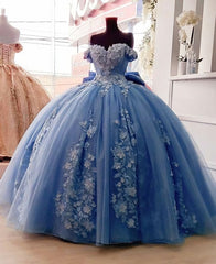 Sweetheart Tulle Long Evening Dresses, Formal Prom Dresses