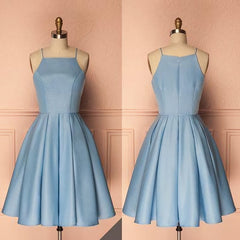 Elegant Homecoming Dresses, Short Dresses, Simple Gown