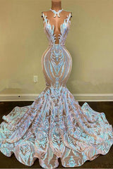 Classic Mermaid Lace Floor-Length Prom Dresses On Sale