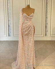 Pink Long Prom Dress, Evening Dress