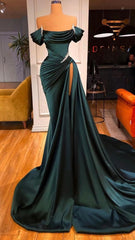 Fashion Green Evening Dresses, Long Prom Dresses