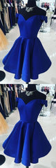 Short Royal Blue Prom Dresses, Homecoming Dresses, Back To Schoold Party Gown