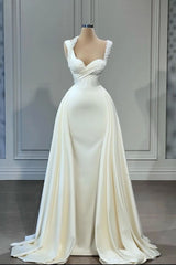 Glorious A-line Sleeveless Sweetheart Beading Bridal Dresses