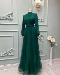 Green Prom Dresses, Custom Made Evening Dresses