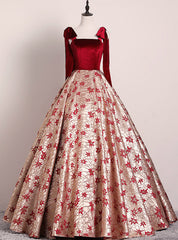 Is Now Available. Burgundy Velvet Straps Long Floor Length Quinceanera Dress