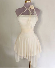 Ivory Homecoming Dresses Short Party Dresses