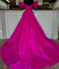 Off the Shoulder Long Prom Dress with Bow