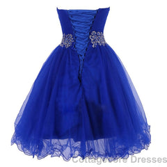 Homecoing Short Homecoing Sweetheart Royal Blue Homecoing Beading Homecoing Royal Blue Prom Dresses