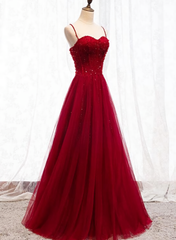 Prom Dresses, Beaded Sweetheart Long Formal Dress, Junior Prom Dress