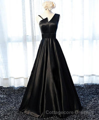 Stylish Satin Long Prom Gown Formal Dress