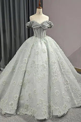 Quinceanera Dresses Elegant Grey Quinceanera Dresses Sweetheart Sleeveless Ball Gown Party Dresses