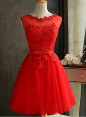 Red Short Bridesmaid Dresses