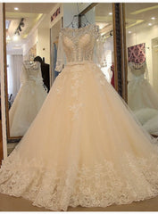 Wedding Dresses Sexy Long Sleeves Wedding Dresses White Flash Diamond Long