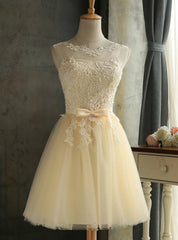 Yellow Short Bridesmaid Dresses