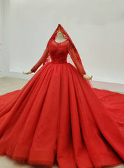 You Are Sure To Find The Perfect Red Ball Gown Tulle Appliques Beading Wedding Dresses